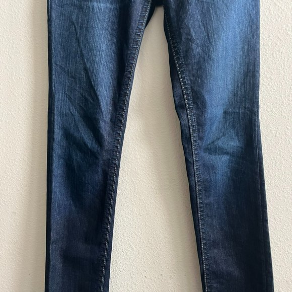 NWOT Miss Me Dark Wash Embellished Skinny Jeans Size 27 Style JP46565 - Picture 4 of 14